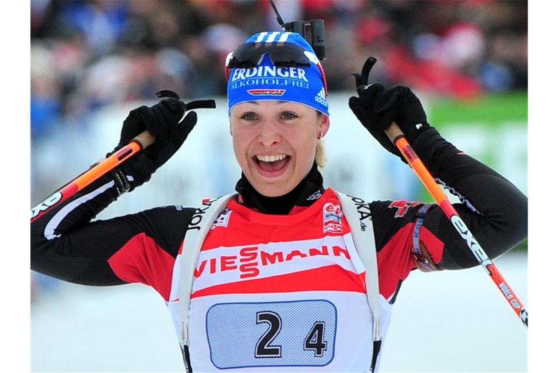 Nicht nur Tennis-Ass Barty: Frühe Rücktritte von Sportstars Mit 25 Jahren war für Weltklasse-Biathletin Magdalena Neuner im Jahr 2012 Schluss. Foto: Martin Schutt/dpa-Zentralbild/dpa