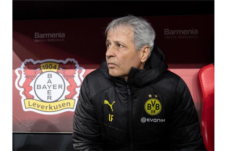 Mit Borussia Dortmund unter Zugzwang: BVB-Coach Lucien Favre. Foto: Bernd Thissen/dpa