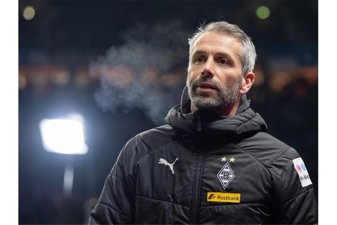 Gladbach trifft auf Angstgegner - Fortunas knifflige Mission Mit Borussia Mönchengladbach zu Gast bei RB Leipzig: Trainer Marco Rose. Foto: Soeren Stache/zb/dpa
