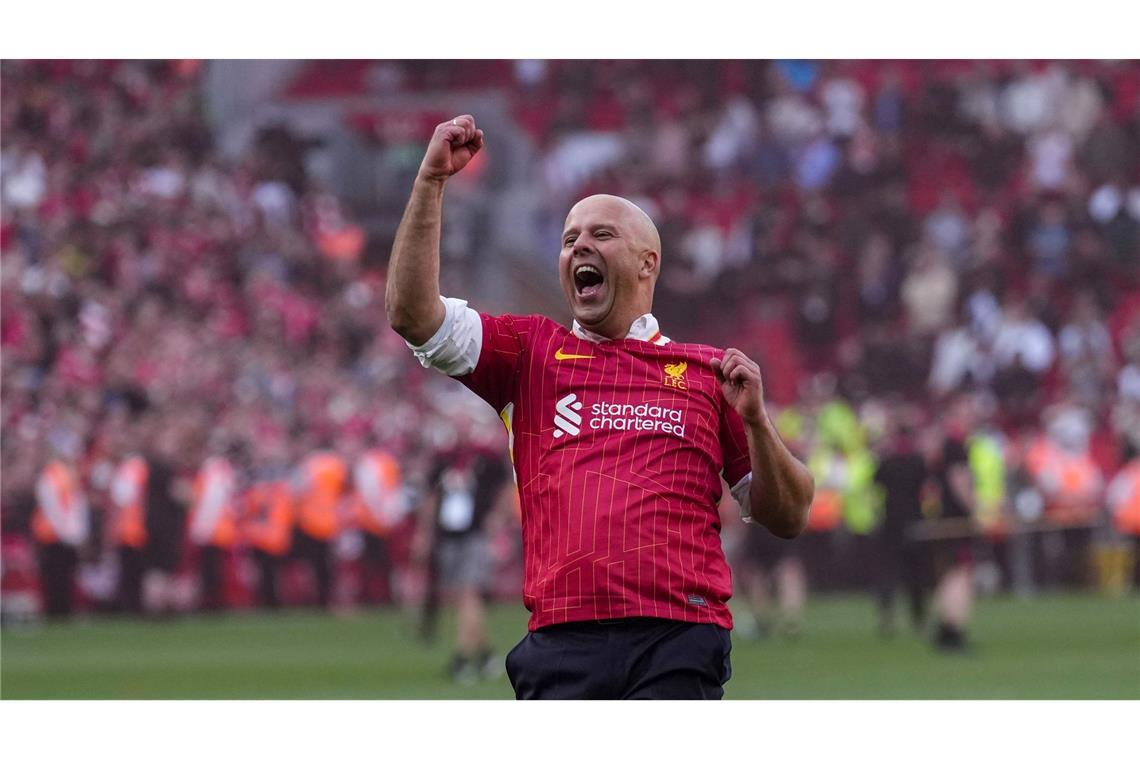 Mit dem Gewinn der Meisterschaft übertraf Liverpool-Trainer Arne Slot in seiner ersten Saison alle Erwartungen.