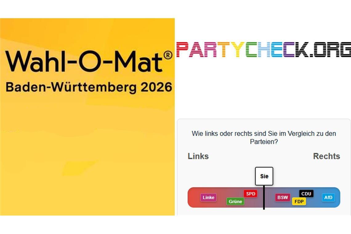 Mit dem „Party Check“ gibt es eine Alternative zum Wahl-O-Mat.