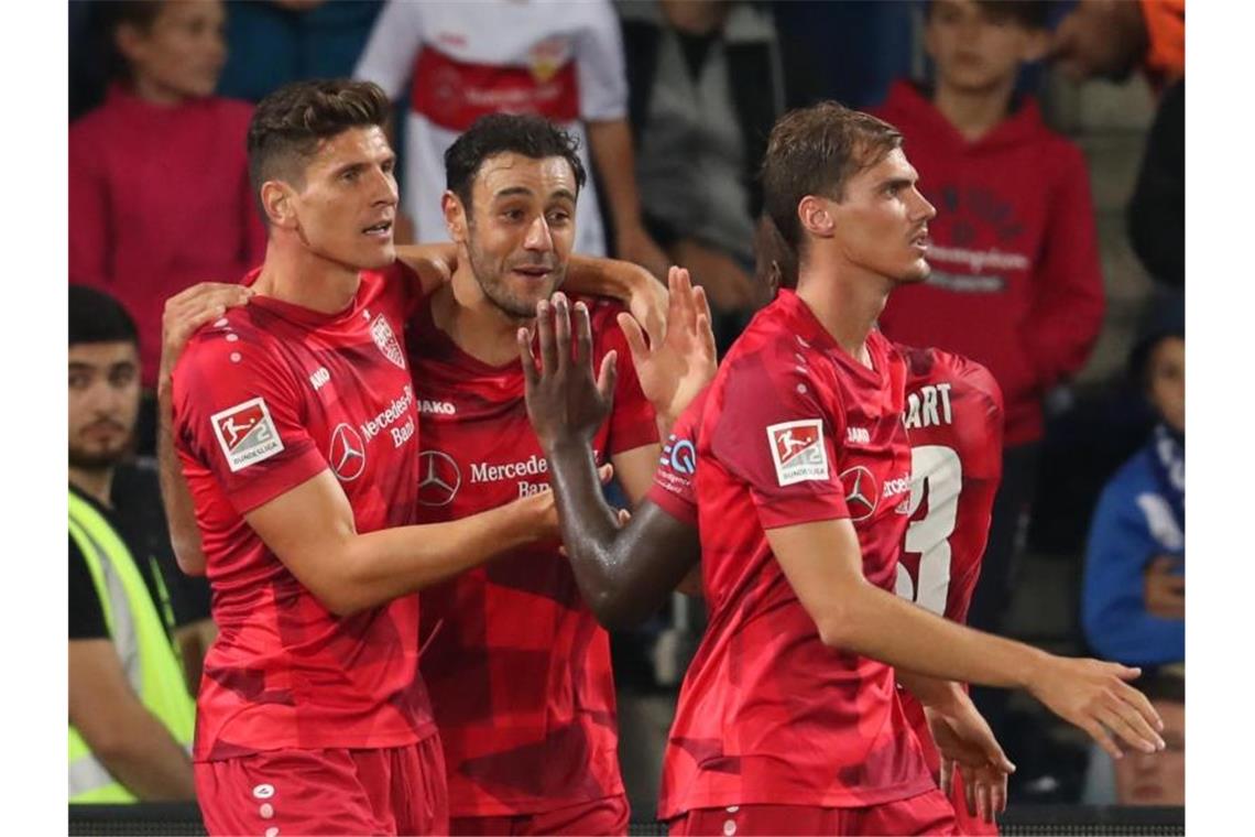 Mit dem Sieg in Bielefeld konnte Tabellenführer VfB Stuttgart den Vorsprung ausbauen. Foto: Friso Gentsch