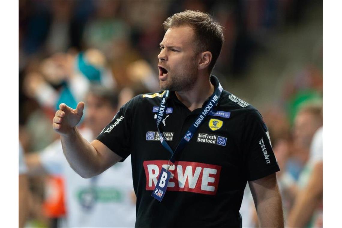 Löwen kriseln vor Topspiel gegen Kiel: „Es geht um Siege“ Mit den Rhein-Neckar Löwen in der Krise: Coach Kristjan Andresson. Foto: Swen Pförtner/dpa