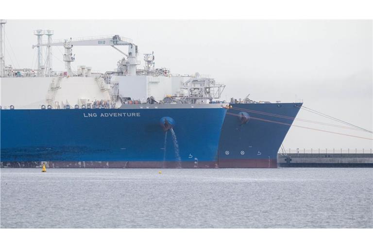 Mit der "LNG Adventure" ist vor rund einer Woche wieder ein LNG-Tanker beim Terminal an Rügens Küste angekommen.