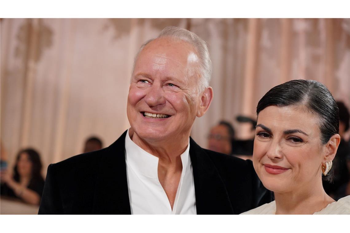 Mit der US-Amerikanerin Megan Everett hat Skarsgård zwei Kinder. Dazu kommen sechs mit seiner ersten Frau. (Archivbild)