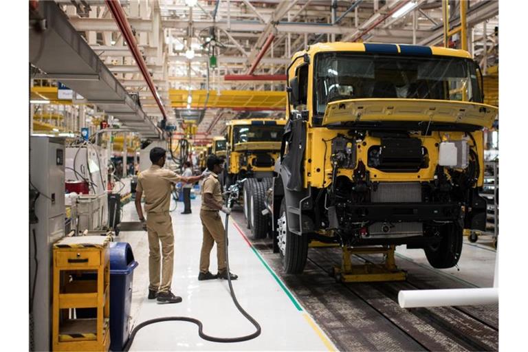 Mit einem Handelsvolumen von 19,5 Milliarden Euro im vergangenen Jahr ist Deutschland Indiens sechstwichtigster Handelspartner; umgekehrt liegt Indien für Deutschland auf Platz 23. Foto: Bernd von Jutrczenka/dpa