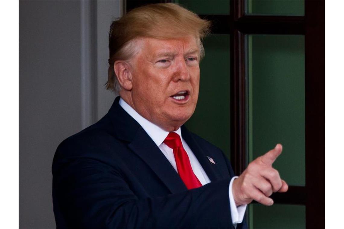 Trump legt bei Auseinandersetzung mit Demokratinnen nach Mit einem neuerlichen Tweet löste Donald Trump Protest unter den oppositionellen Demokraten aus. Foto: Ting Shen/XinHua