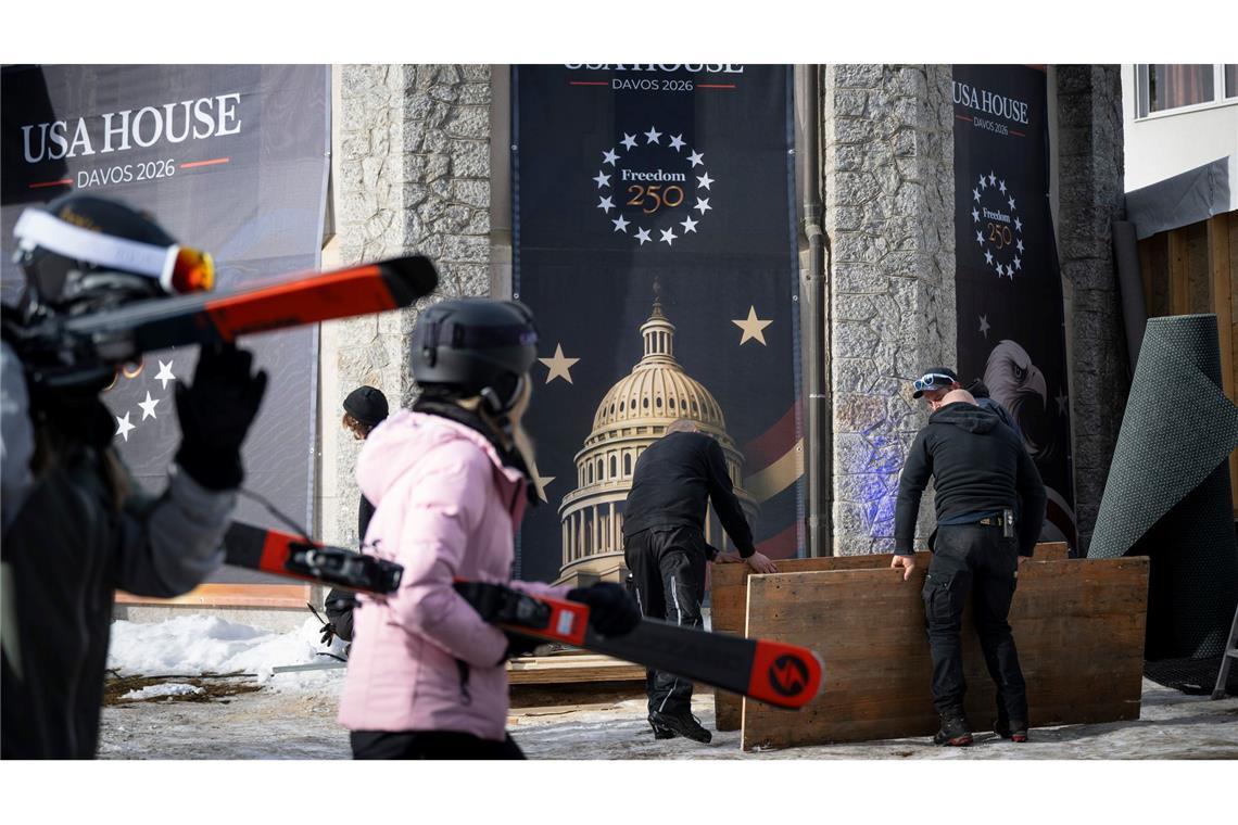 Mit einem "USA House", das in einer Kirche untergebracht ist, gibt es einen Anlaufpunkt außerhalb der inneren Sicherheitszone.