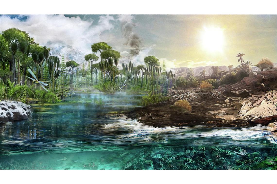 Wie CO2 seit Hunderten von Millionen Jahren das Erdklima beeinflusst Mit einer Dauer von 289,1 Millionen Jahren macht das Paläozoikum mehr als die Hälfte der belebten Erdgeschichte aus.