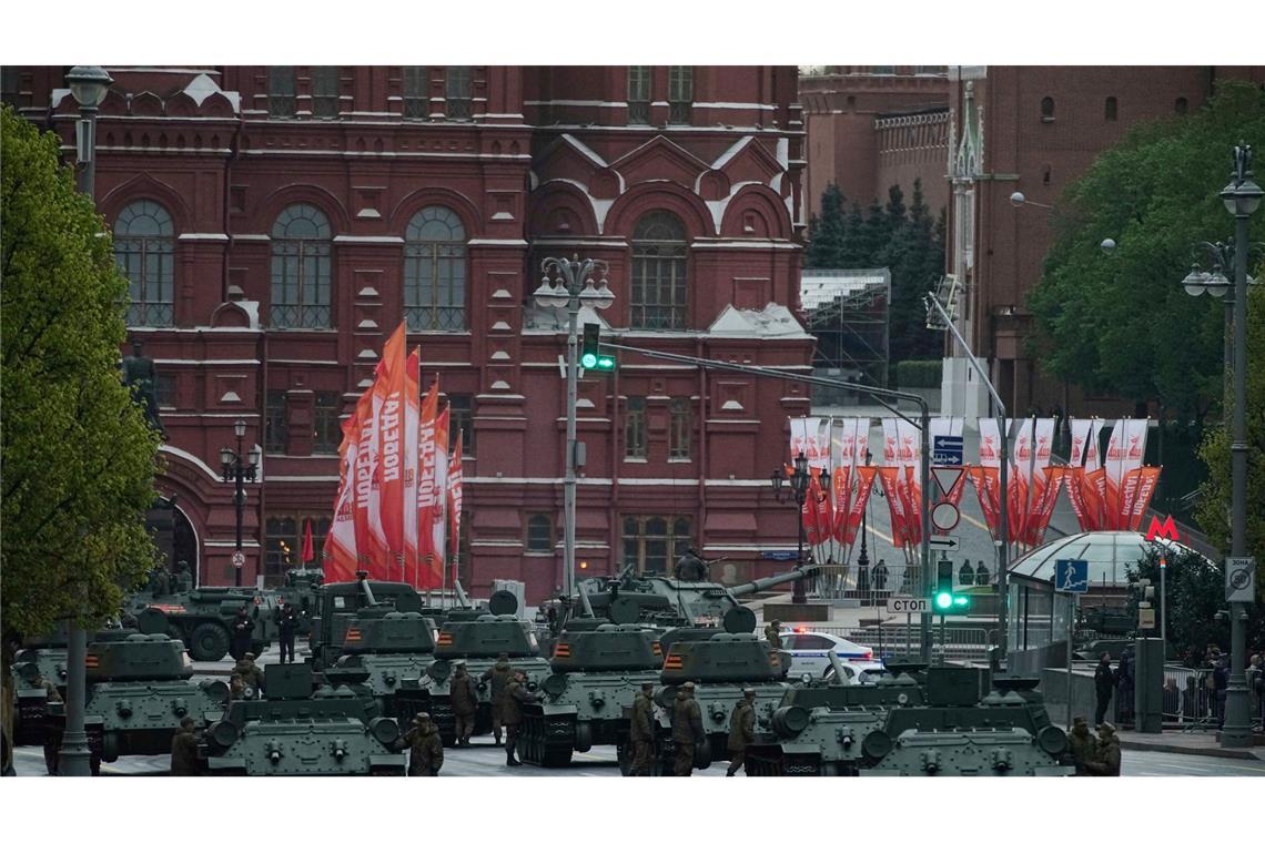 Mit einer großen Militärparade begeht Russland den 80. Jahrestag des Sieges im Zweiten Weltkrieg.