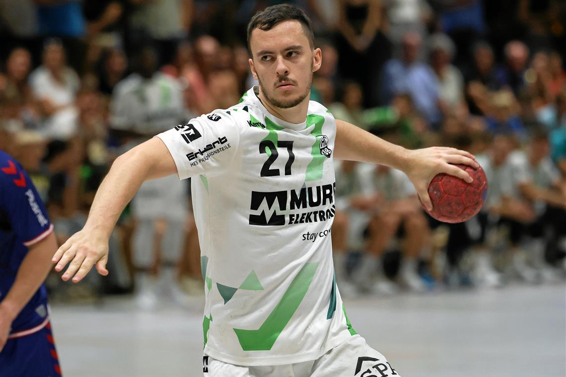 HC Oppenweiler-Backnang: Ein Testspielsieg und ein gelungenes Comeback Mit fünf Treffern erfolgreichster Werfer im Testspiel gegen den VfL Pfullingen: Axel Goller. Foto: Alexander Hornauer