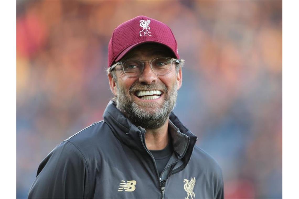 Klopp will den nächsten Titel: „Lasst uns loslegen“ Mit Liverpool Favorit im Supercup gegen Chelsea: Jürgen Klopp. Foto: Richard Sellers/PA Wire