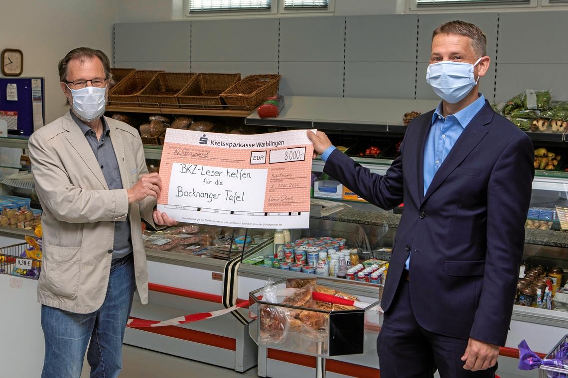 Backnanger Tafel erhält 8000 Euro