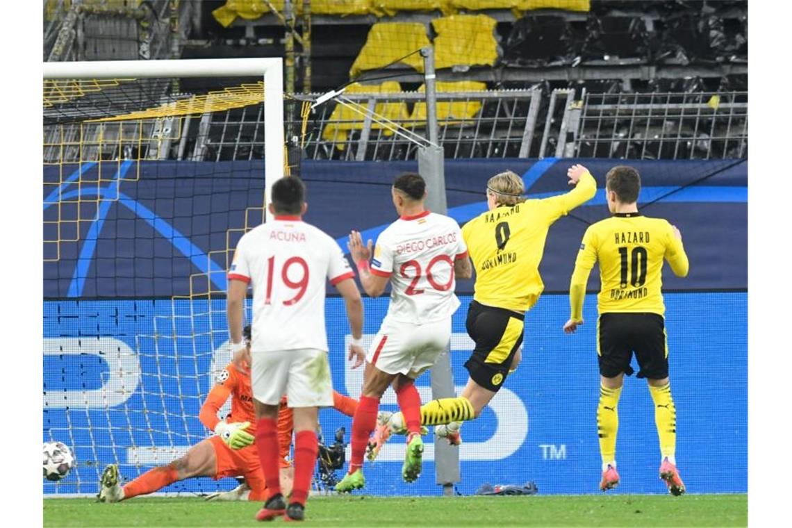 Haaland schießt BVB gegen Sevilla ins Viertelfinale