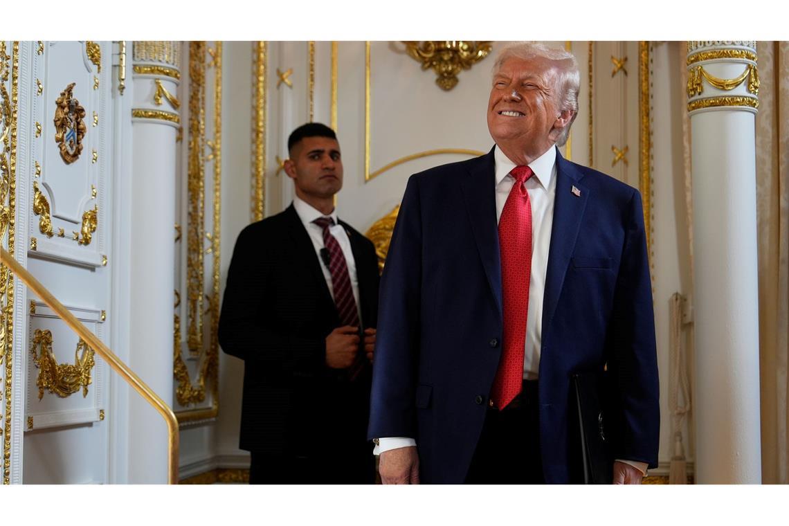 Mit seiner Zoll-Drohung sorgte US-Präsident Donald Trump für einen Eklat. (Archivbild)