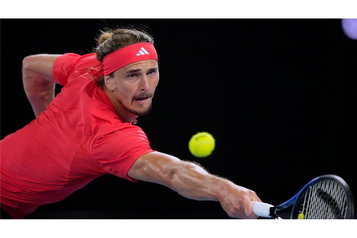 Australian Open: Zverev im Schongang, Siegemund mit Coup Mit vollem Fokus in die dritte Runde der Australian Open: Alexander Zverev.