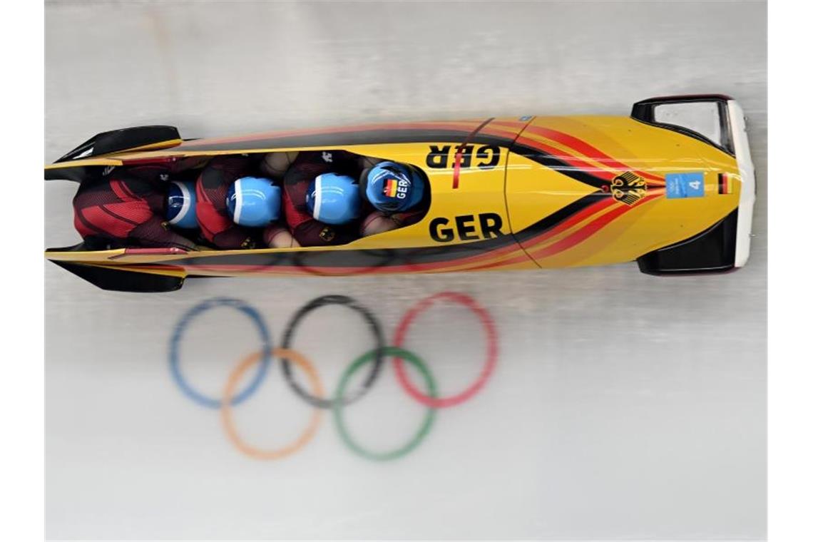 Das deutsche Wintersport-Zeugnis Mit Weltcup-Dominator Francesco Friedrich setzte sich in Peking der Favorit mit Doppel-Gold durch. Foto: Robert Michael/dpa-Zentralbild/dpa