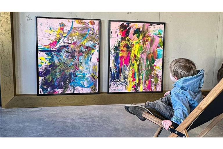 Mit zwei Jahren wurde Laurent Schwarz als Künstler bekannt.