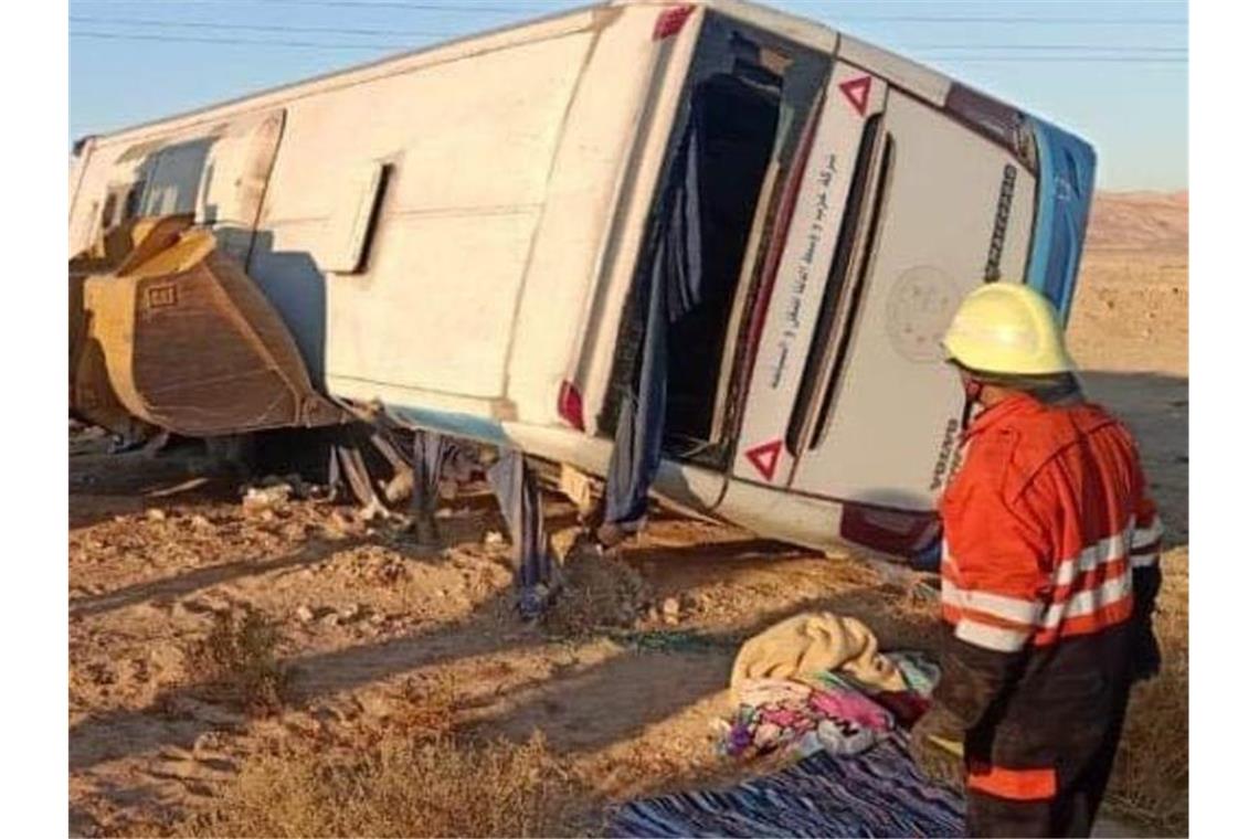Mindestens 17 Tote bei Busunfall in Ägypten
