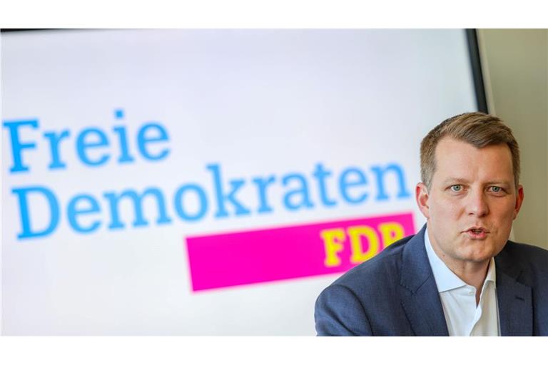 Mitbewerber Henning Höne ist nicht so bekannt wie Kubicki. (Archivbild)