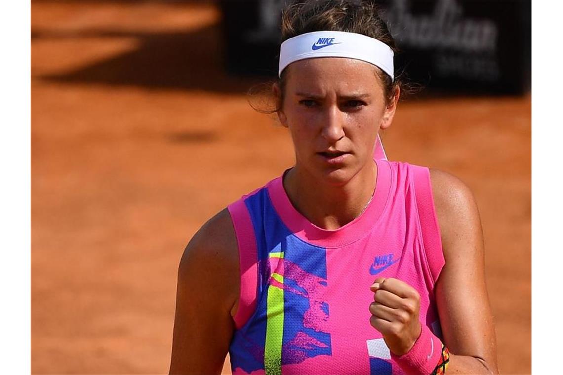 Mitfavoritin Victoria Asarenka erreichte bei den French Open die zweite Runde. Foto: Alfredo Falcone/LaPresse via ZUMA Press/dpa