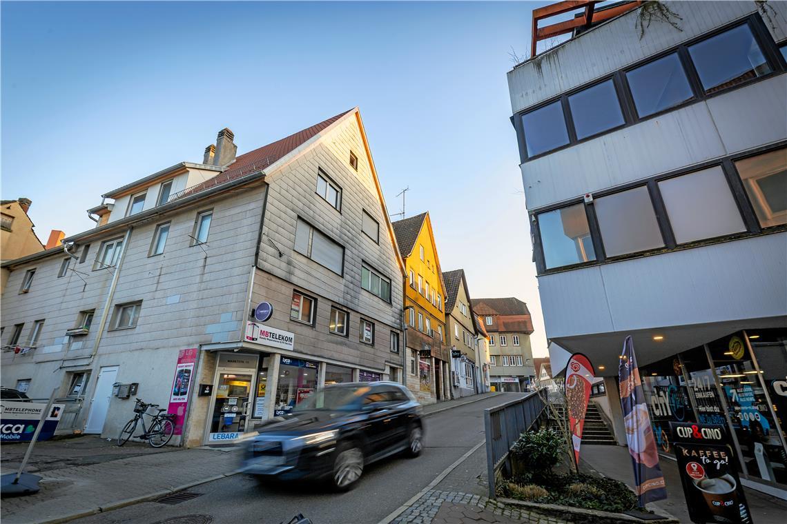 Mittelfristig sollen einige Gebäude in der unteren Marktstraße abgerissen werden. Foto: Alexander Becher
