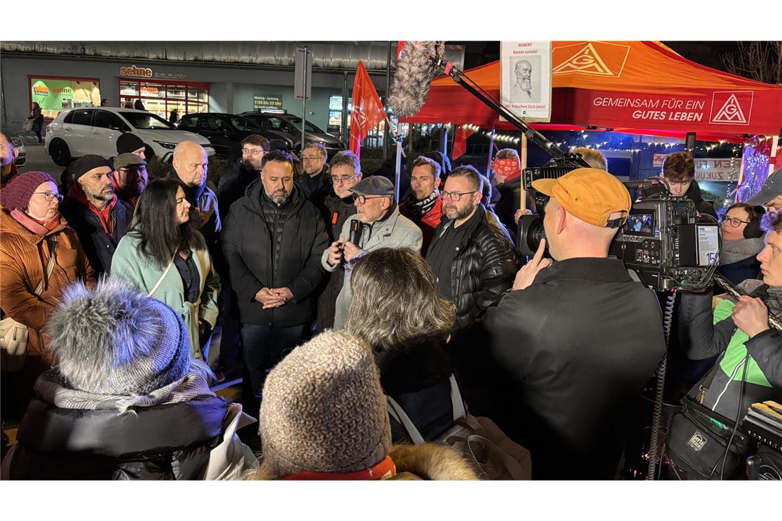 Dramatische Szenen am IT-Campus von Bosch