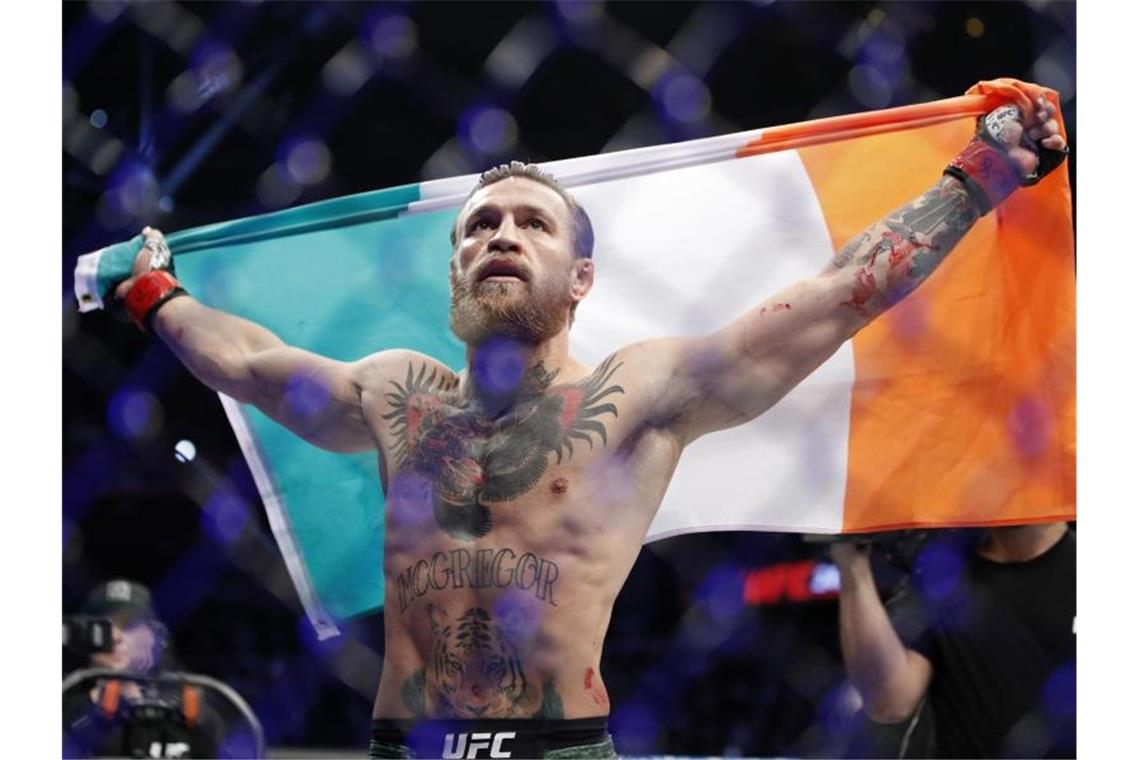 MMA-Superstar Conor McGregor tritt zum dritten Mal zurück. Foto: John Locher/AP/dpa