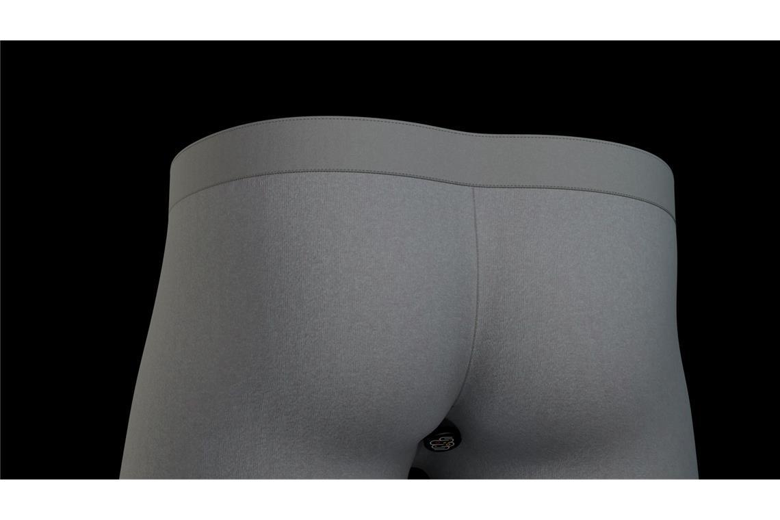 Modell der smarten Unterhose