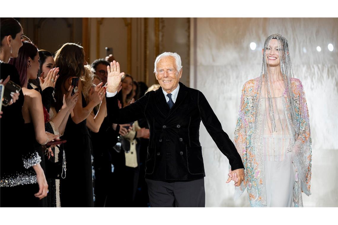 Modemacher Giorgio Armani ist in Alter von 91 Jahren gestorben. (Archivbild)
