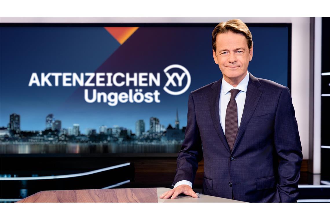 Moderator Rudi Cerne präsentiert "Aktenzeichen XY... Ungelöst".