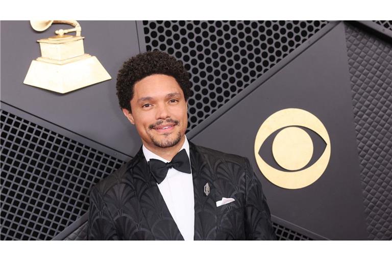 Moderator Trevor Noah verteilte den ganzen Abend über Seitenhiebe gegen US-Präsident Donald Trump