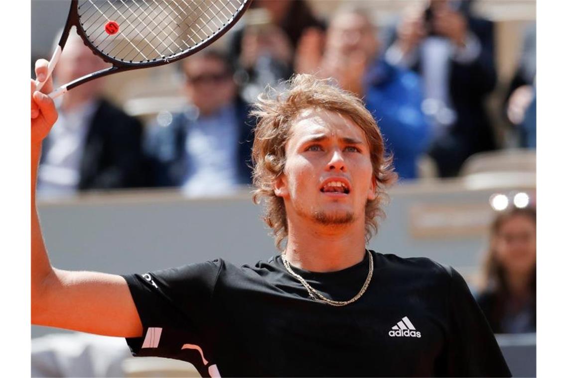 Zweite Runde in Paris: Zverev, Struff und Petkovic spielen Möchte in Paris in die dritte Runde: Alexander Zverev. Foto: Christophe Ena/AP