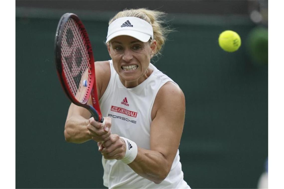 Möchte in Wimbledon ins Viertelfinale: Angelique Kerber. Foto: Alberto Pezzali/AP/dpa