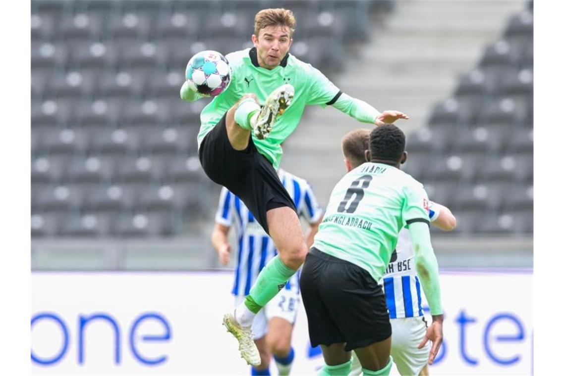 Hoffenheim: Mönchengladbach gibt 2:0-Führung her Mönchengladbachs Christoph Kramer (oben). Foto: Soeren Stache/dpa-Zentralbild POOL/dpa