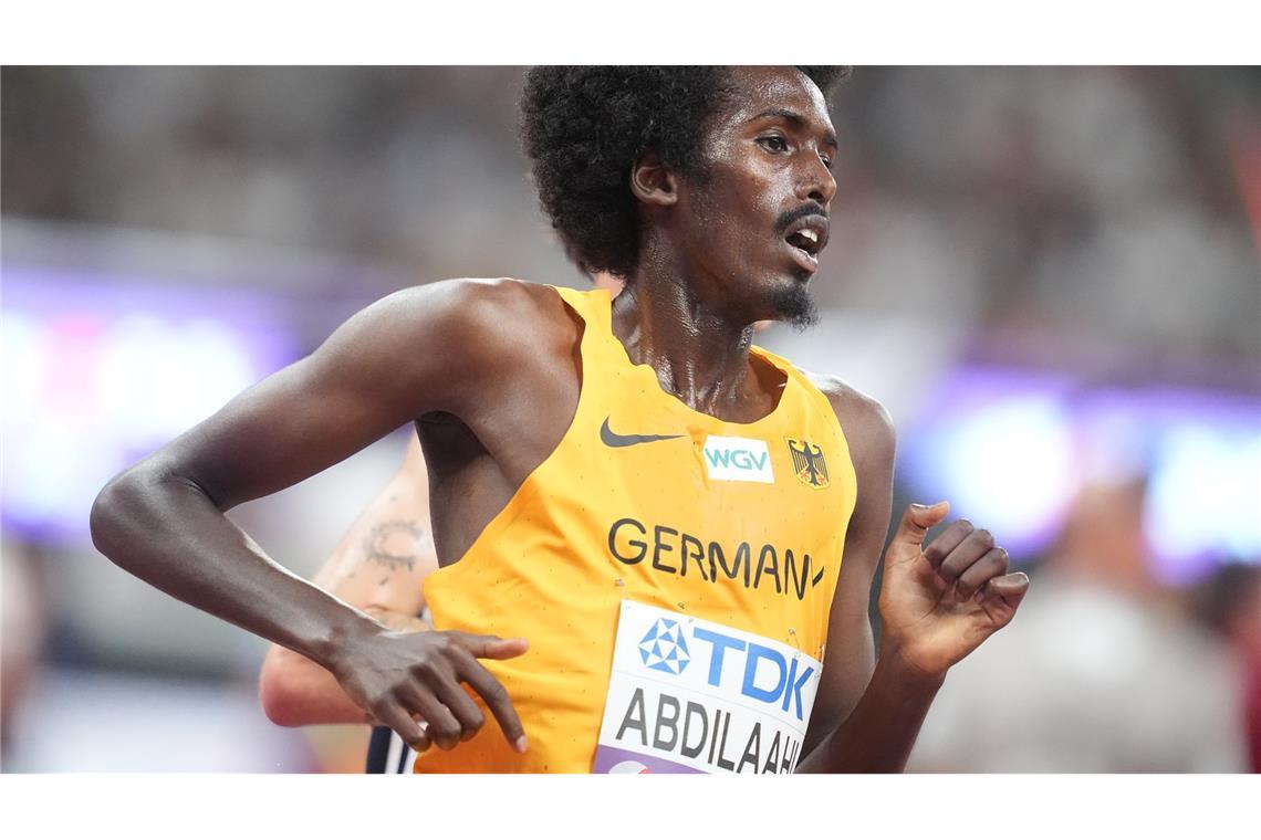 Mohamed Abdilaahi hat in Kalifornien den deutschen Rekord über 10.000 Meter geknackt. (Archivbild)