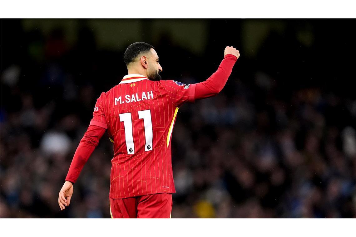 FC Liverpool titelreif: 2:0 bei Manchester City Mohamed Salah war bei Liverpool mal wieder ein entscheidender Mann.