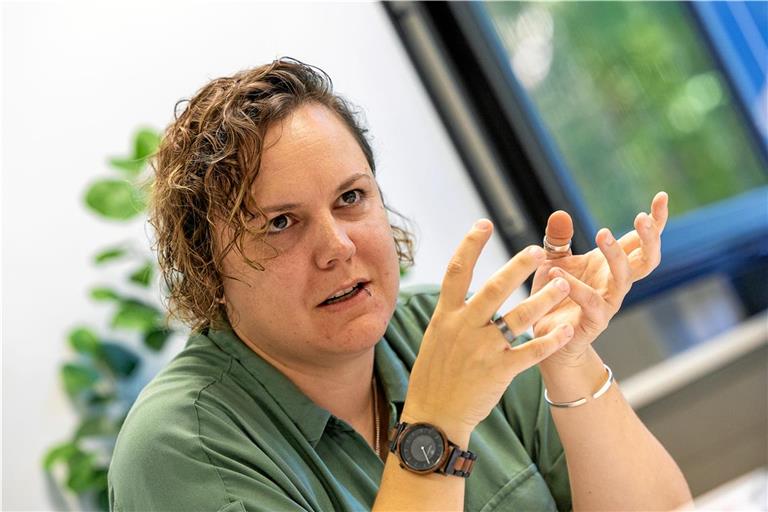 Mona Franke gibt unter anderem an Schulen Impulse dafür, wie Demokratiebildung integriert werden kann. Foto: Alexander Becher