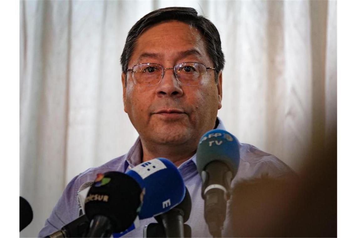 Bolivien: Arce gewinnt Wahl laut offizieller Auszählung Morales-Kandidat Luis Arce gewinnt laut der offiziellen Stimmauszählung die Präsidentenwahl in Bolivien. Foto: Florencia Martin/dpa