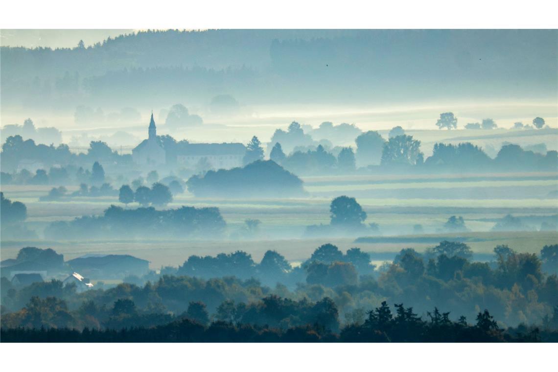 Morgennebel am letzten Sommertag