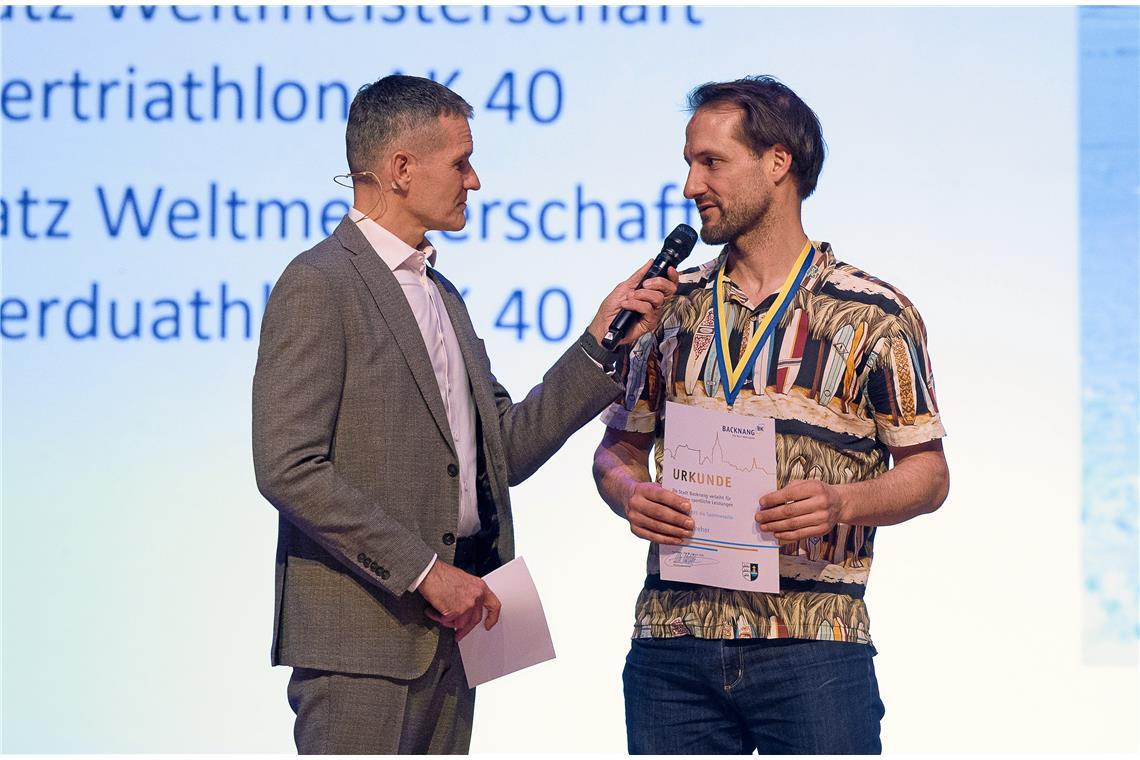 Moritz Dreher // 33. Backnanger Sportparty am 27.2.2026 im Backnanger Bürgerhaus