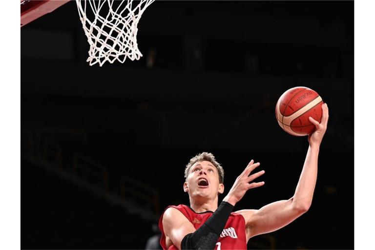 Moritz Wagner hatte bereits zum Ende der vergangenen Saison für die Magic gespielt. Foto: Swen Pförtner/dpa