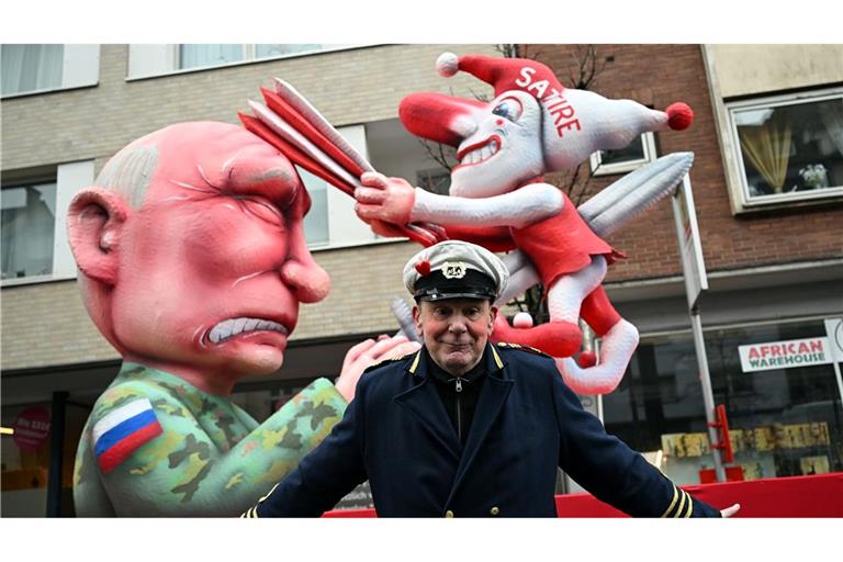 Moskaus Justiz macht dem deutschen Karnevalisten Jacques Tilly in Abwesenheit den Prozess wegen Beleidigung des russischen Präsidenten Wladimir Putin. (Archivbild)