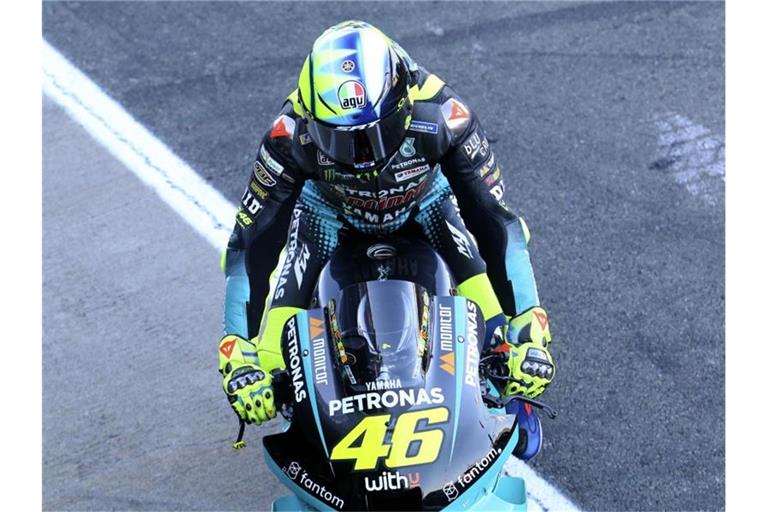 Motorrad-Legende Valentino Rossi beendet seine aktive Karriere. Foto: Alberto Saiz/AP/dpa