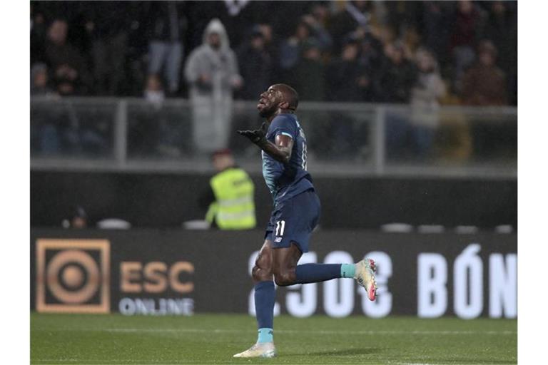 Moussa Marega trifft mit dem FC Porto auf Bayer Leverkusen. Foto: Str/AP/dpa
