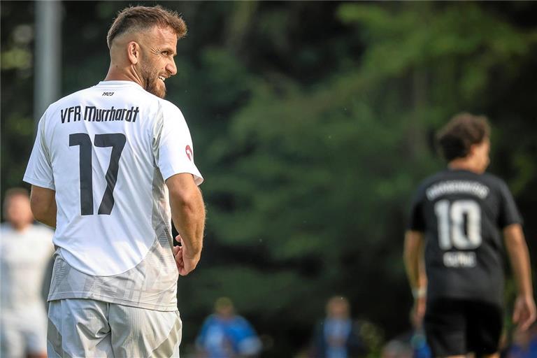 Muarrem Voci sorgt mit seinem Treffer fürs Murrhardter 2:0 und muss dann mitansehen, wie Michelfeld das Relegationsspiel in der Verlängerung noch dreht.  Foto: Alexander Becher