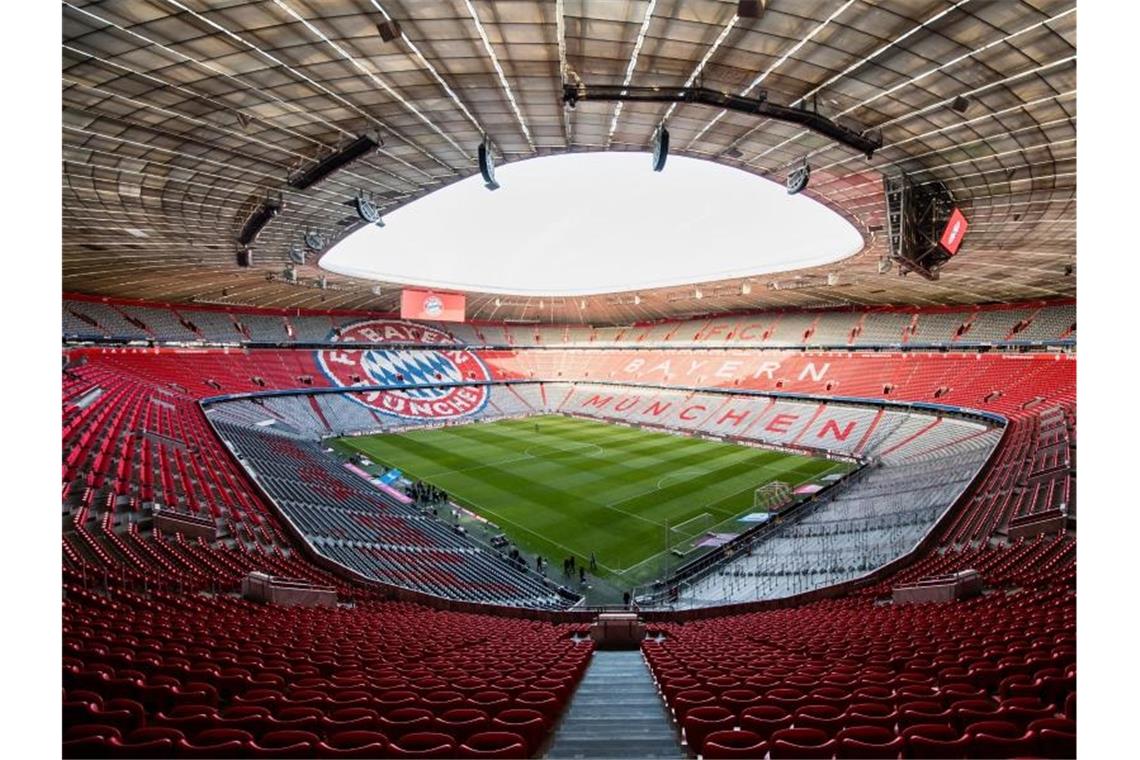 München auch 2021 EM-Gastgeber - Zwölf Ausrichter bestätigt München bleibt auch 2021 Spielort der Fußball-EM. Foto: Matthias Balk/dpa
