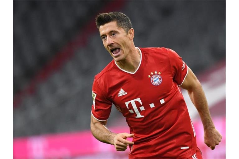 München verzichtet in Köln auf Stürmer Robert Lewandowski. Foto: Sven Hoppe/dpa