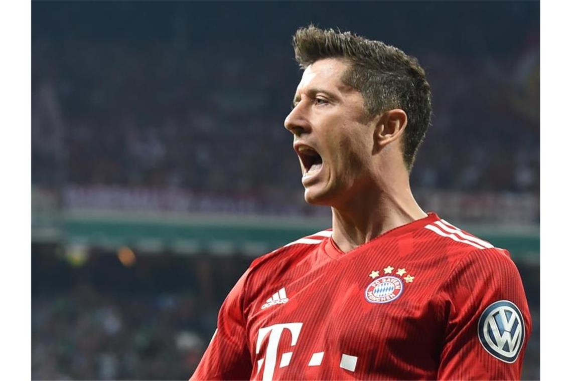 Bayern mit Lewandowski in Leipzig - Auch RB in Bestbesetzung Münchens Robert Lewandowski ist beim Spiel gegen RB Leipzig dabei. Foto: Carmen Jaspersen