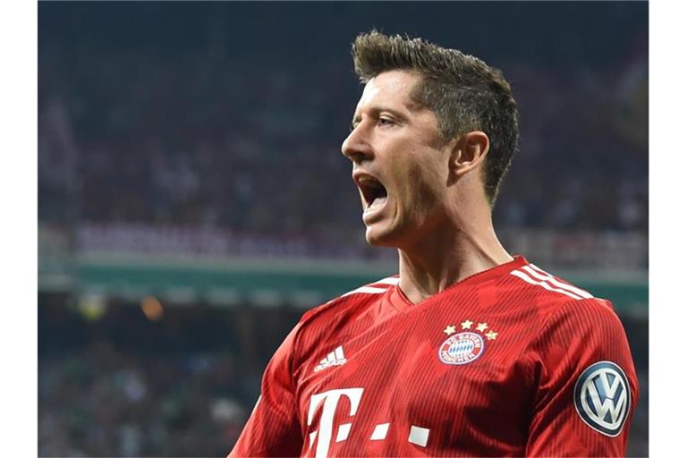 Münchens Robert Lewandowski ist beim Spiel gegen RB Leipzig dabei. Foto: Carmen Jaspersen